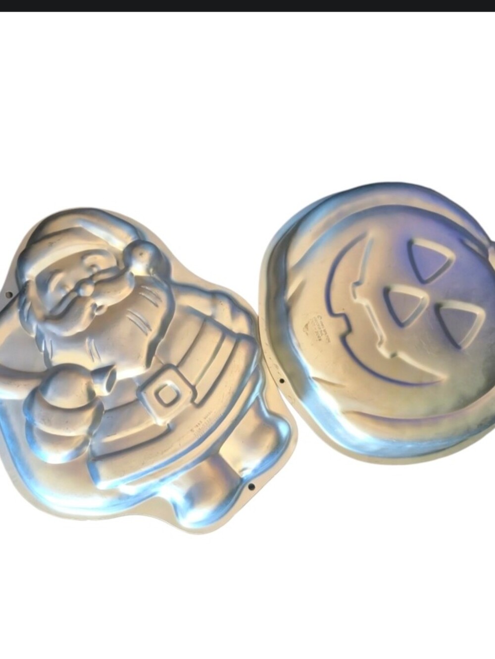 7 Silver Kids Character Baking Pan Set - Girl and Boy Shapes